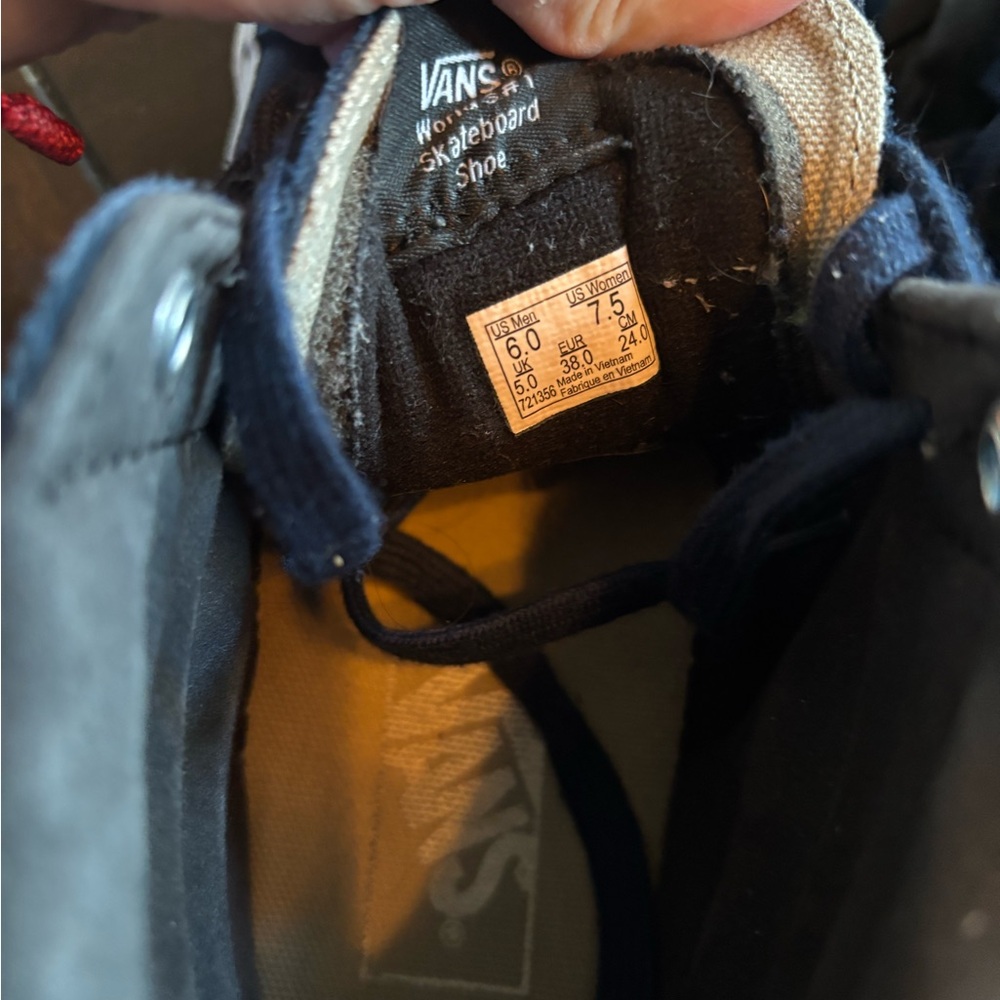 Vans Navy High-Top Sneakers - Picture 6 of 6